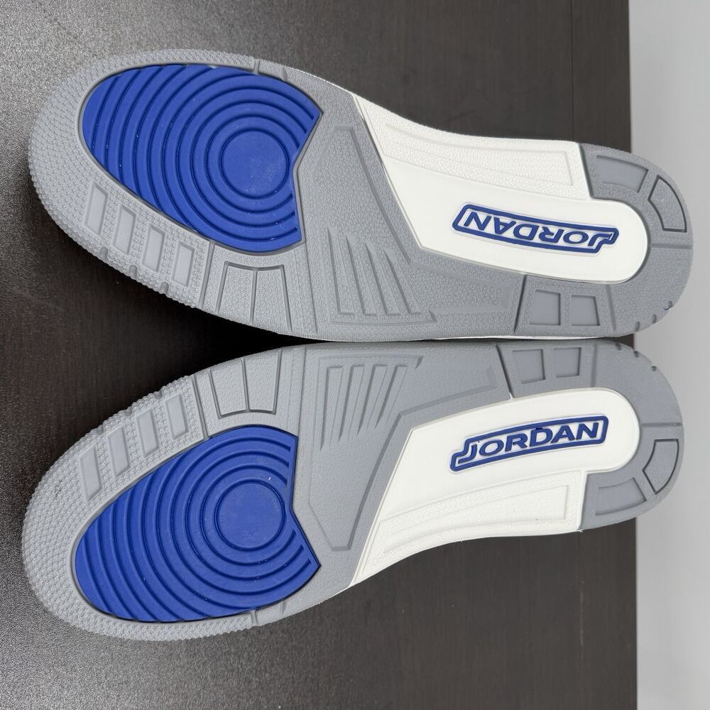 Jordan Men's Low-Top Sneakers in Black, Royal Blue, Gray - Picture 8 of 16
